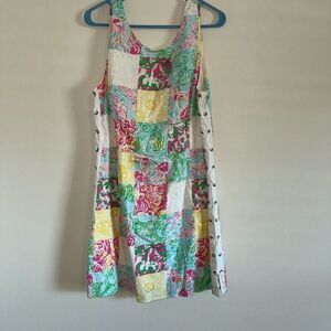Lilly Pulitzer Multicolor Patchwork Dress